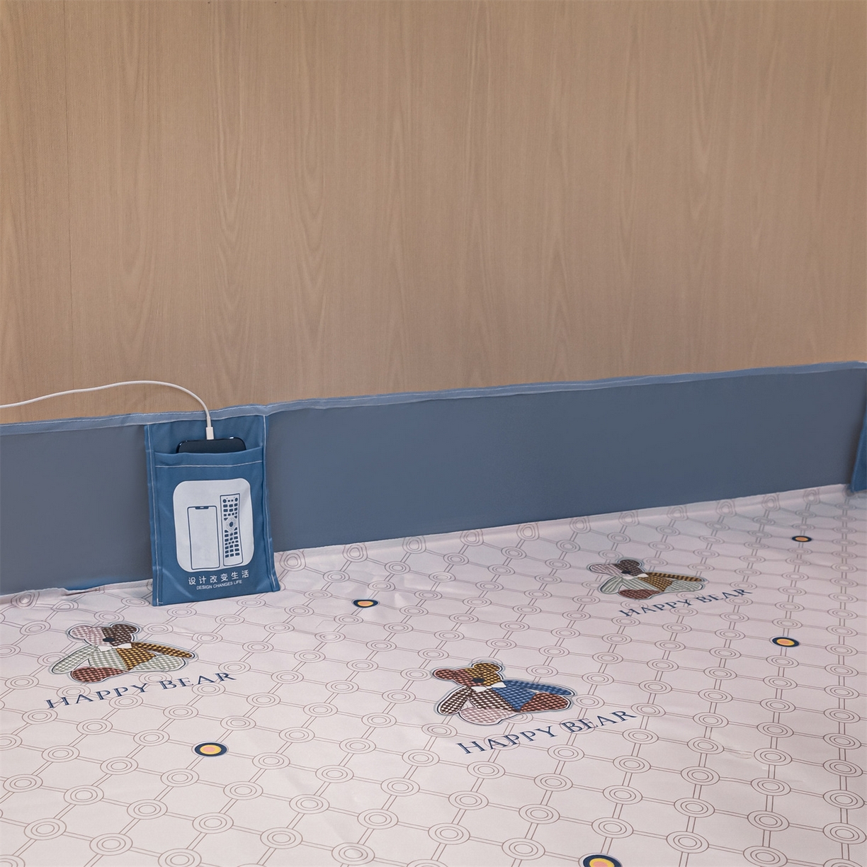 91家纺网 家纺一手货源 找家纺 飞轮海蚊帐 2026新款防蚊坐床式防滑蚊帐-Z70 开心熊