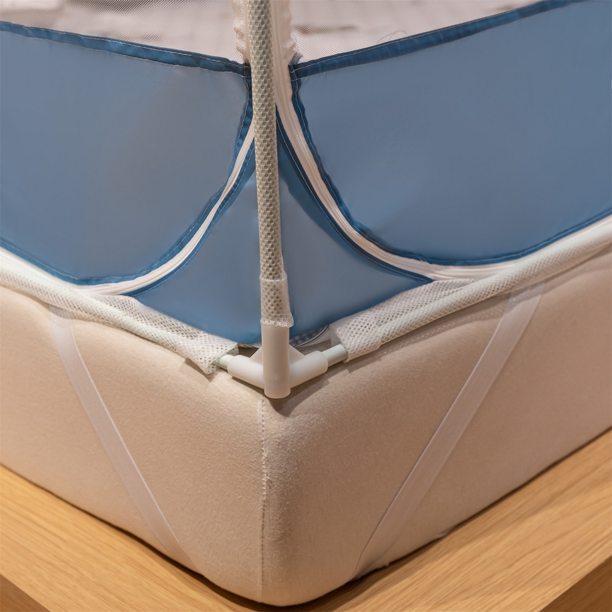 91家纺网 家纺一手货源 找家纺 飞轮海蚊帐 2026新款防蚊坐床式防滑蚊帐-Z70 开心熊