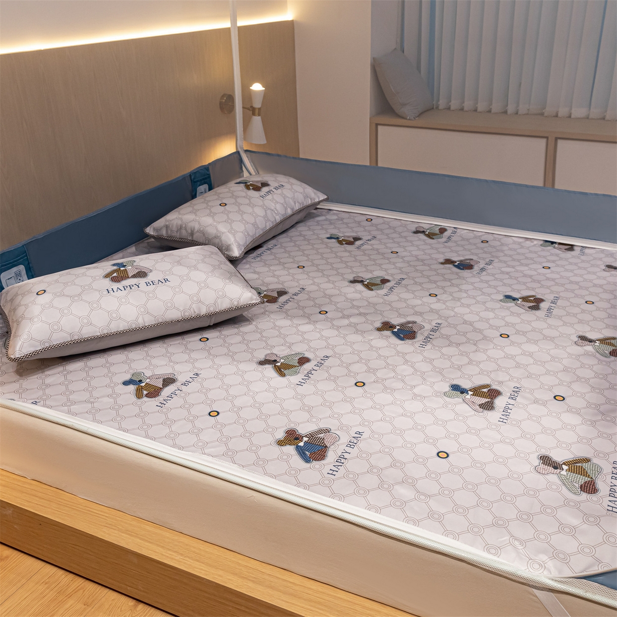 91家纺网 家纺一手货源 找家纺 飞轮海蚊帐 2026新款防蚊坐床式防滑蚊帐-Z70 开心熊