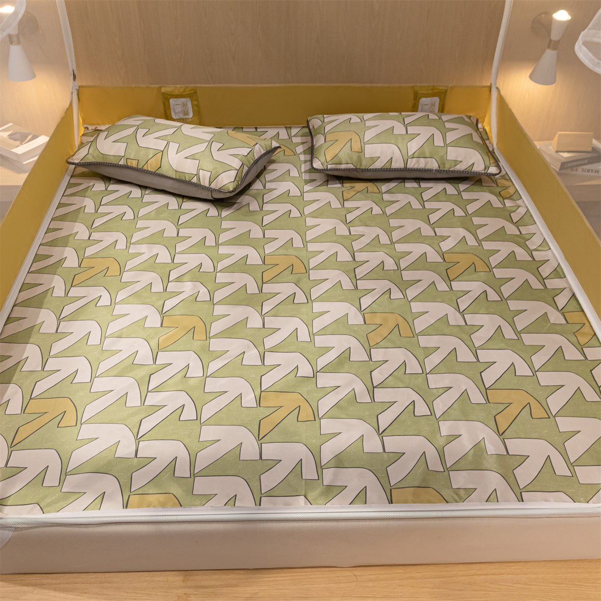 91家纺网 家纺一手货源 找家纺 （总）飞轮海蚊帐 2026新款防蚊坐床式防滑蚊帐-Z70