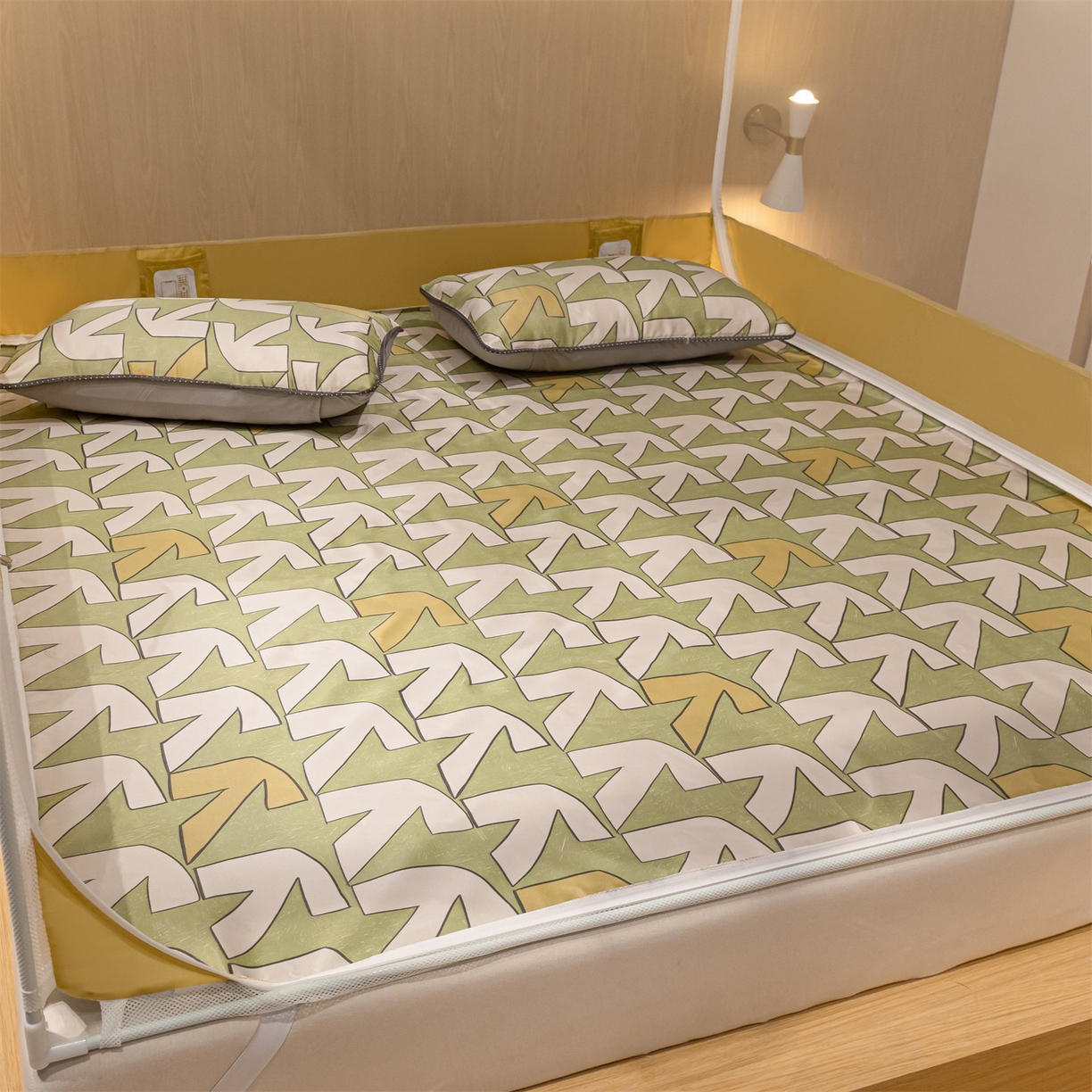 91家纺网 家纺一手货源 找家纺 飞轮海蚊帐 2026新款防蚊坐床式防滑蚊帐-Z70 箭羽