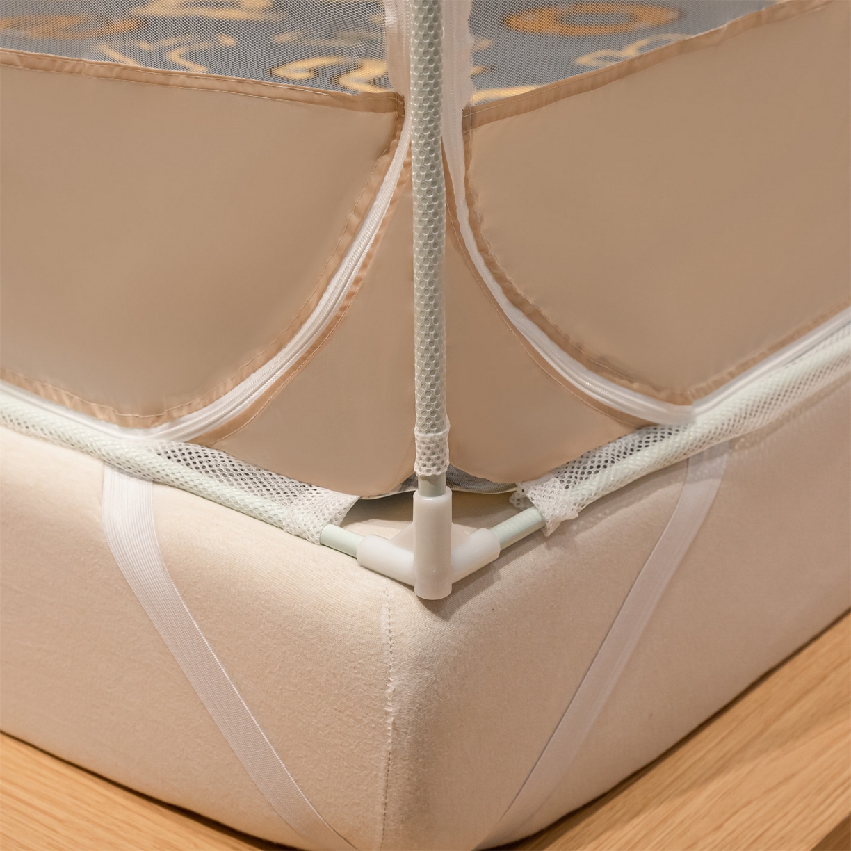 91家纺网 家纺一手货源 找家纺 飞轮海蚊帐 2026新款防蚊坐床式防滑蚊帐-Z70 波尔多