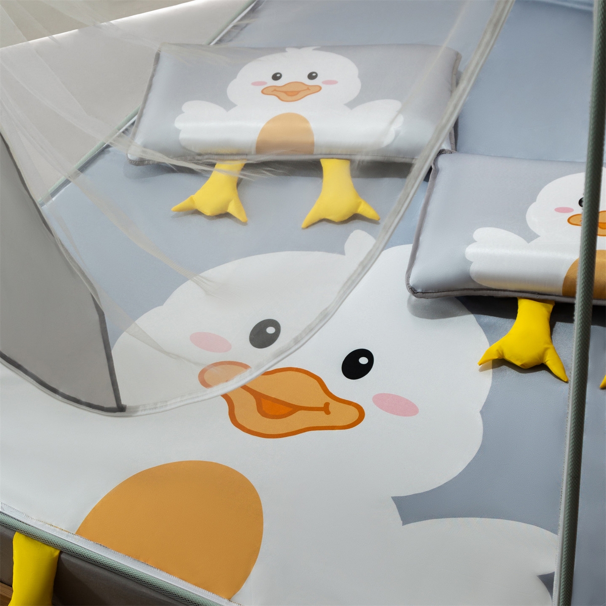 91家纺网 家纺一手货源 找家纺 （总）飞轮海蚊帐 2026新款凉席蚊帐二合一坐床蚊帐-Z71