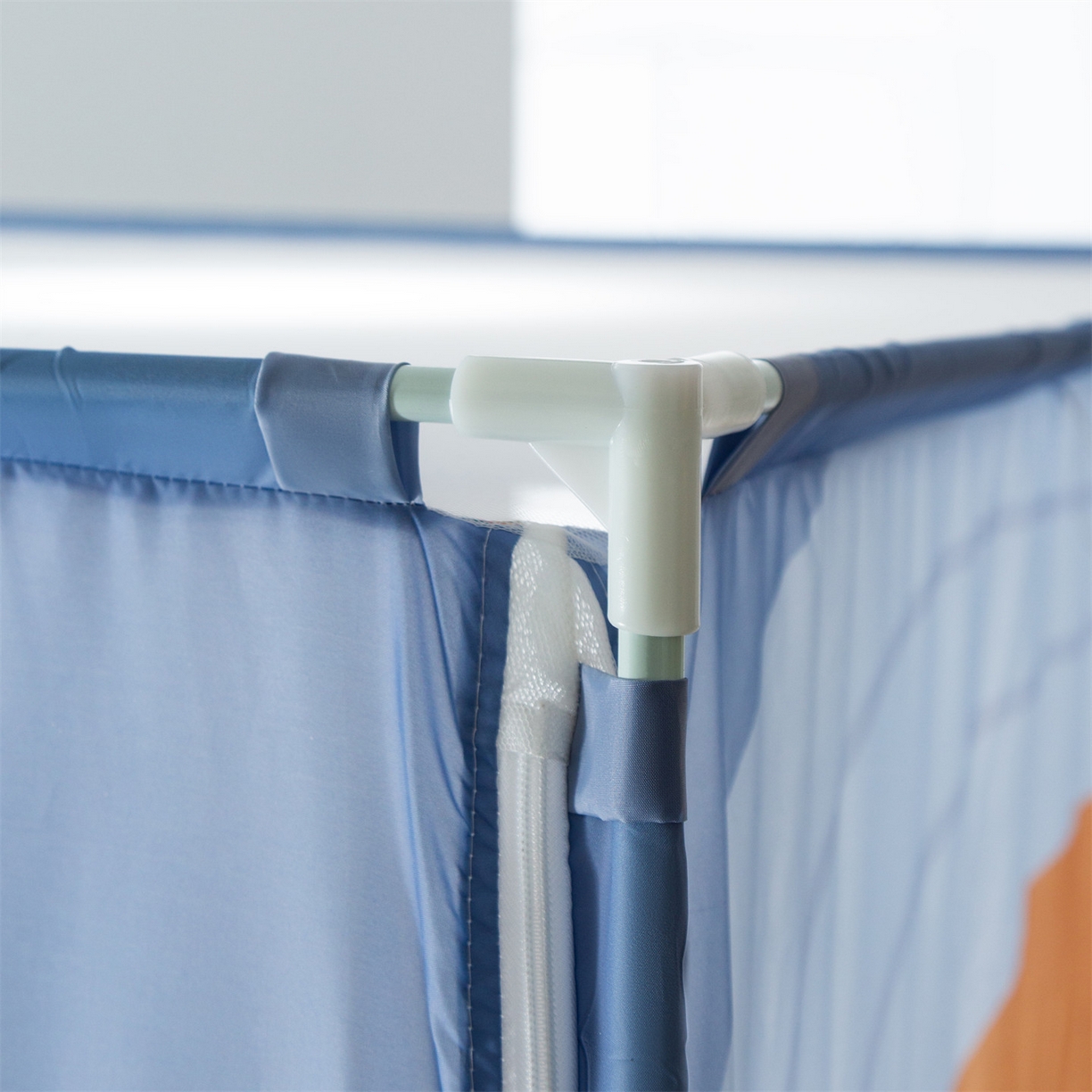 91家纺网 家纺一手货源 找家纺 飞轮海蚊帐 2026新款防摔全包防护坐床旗舰款蚊帐-Z72 梦幻