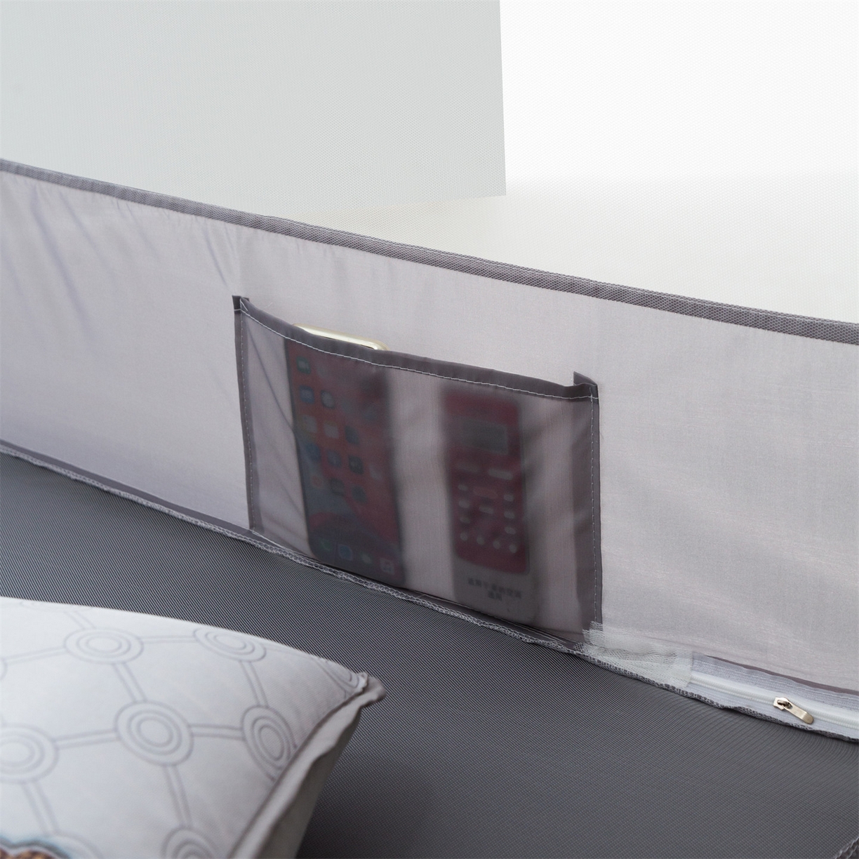 91家纺网 家纺一手货源 找家纺 飞轮海蚊帐 2026新款防摔全包防护坐床旗舰款蚊帐-Z72 小熊熊