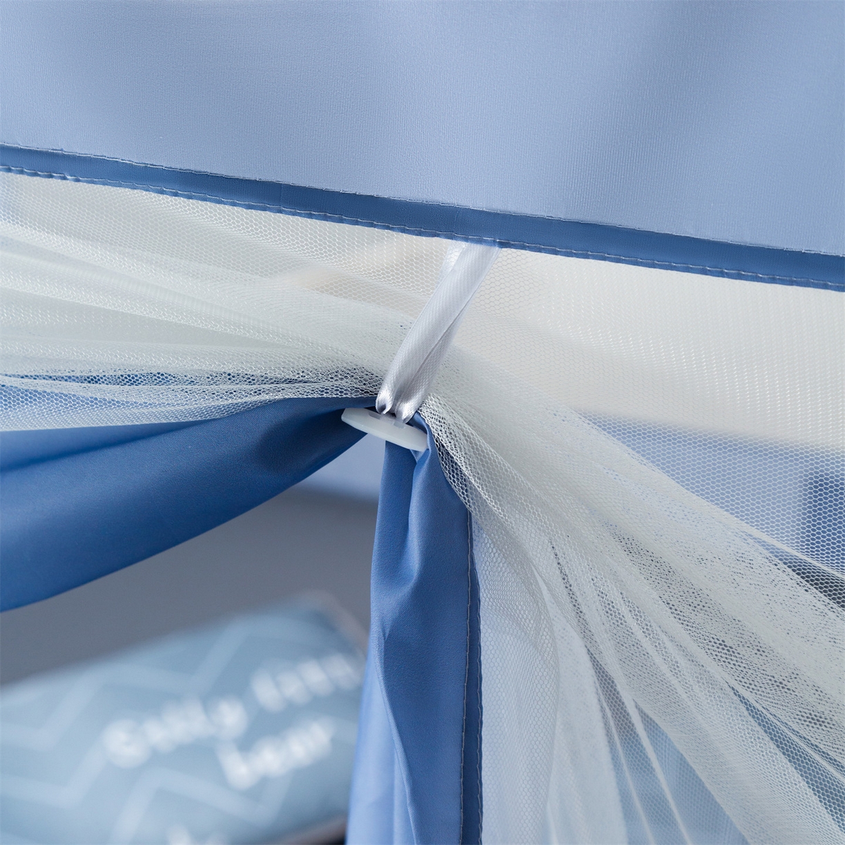 91家纺网 家纺一手货源 找家纺 飞轮海蚊帐 2026新款防摔全包防护坐床旗舰款蚊帐-Z72 梦幻