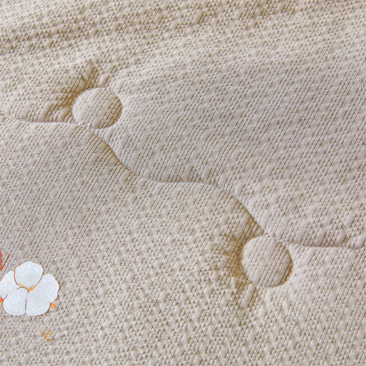 91家纺网 家纺一手货源 找家纺 西域种棉人 2026新款A类新疆棉花夏凉被加宽包边水洗棉泡泡纱吸湿透气棉花夏被空调被纯色烫画 泡芙-灰