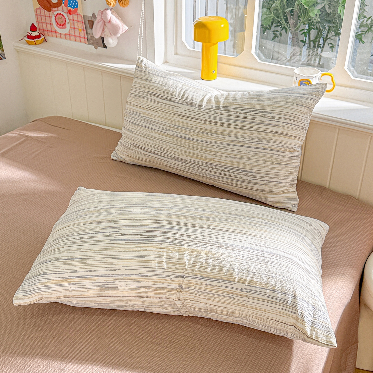 91家纺网 家纺一手货源 找家纺 （总）N先生+V 13814689556 发大图/买家秀 2026新款A类无印风双层纱夏被夏凉被空调被