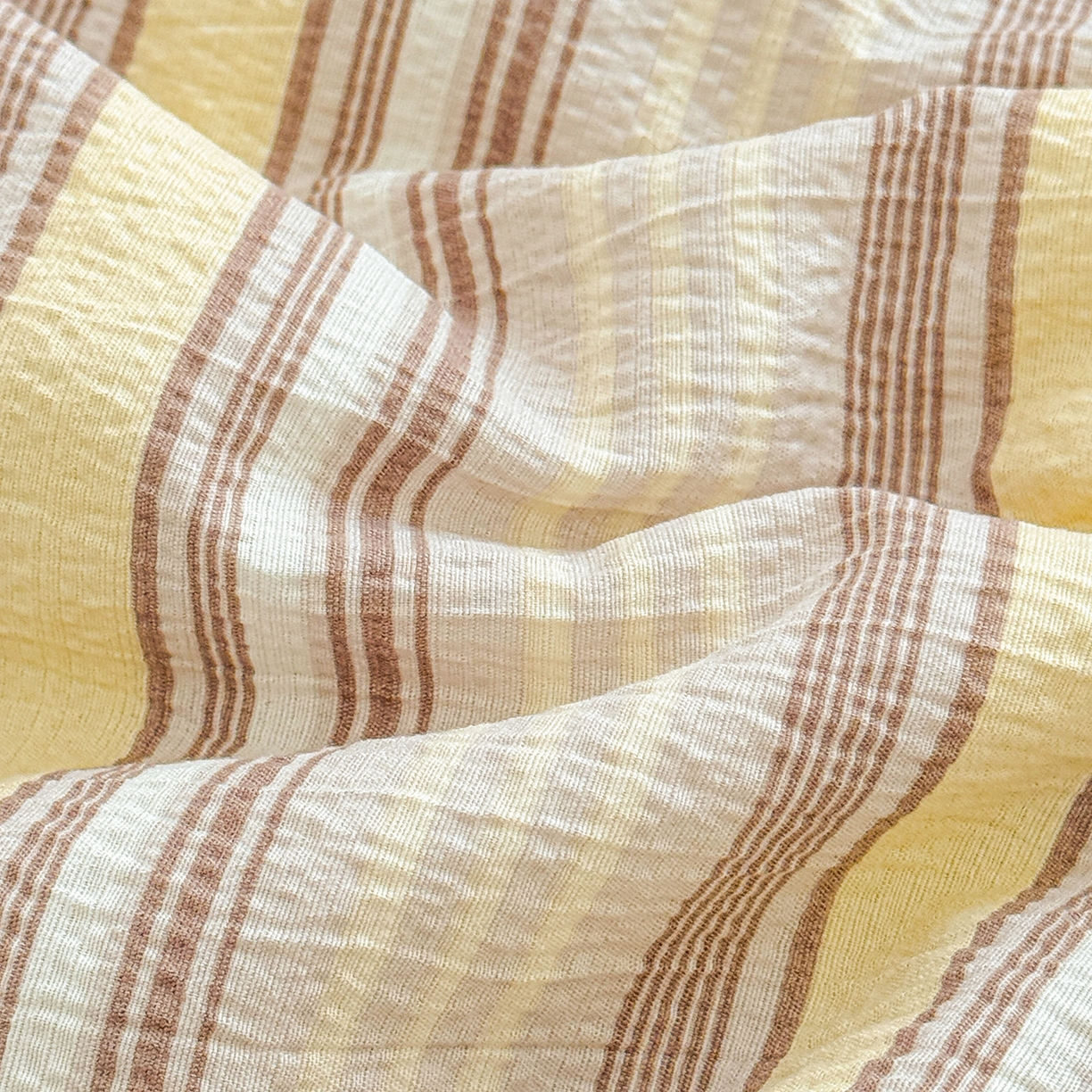 91家纺网 家纺一手货源 找家纺 N先生+V 13814689556 发大图/买家秀 2026新款A类无印风双层纱夏被夏凉被空调被 栖然-黄（夏被）