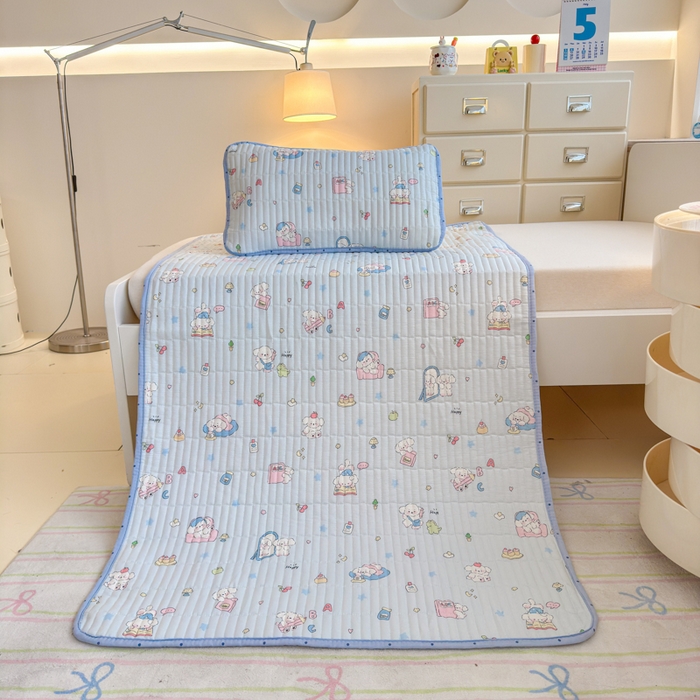 禧缘家纺（原梦想家） 2026新款全棉夹棉婴童床盖 达乐宝贝--绑带款