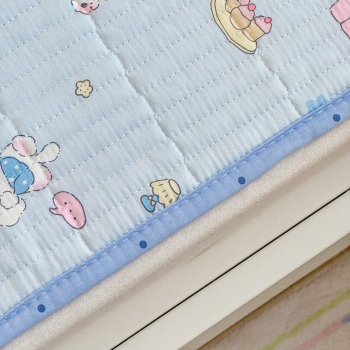 91家纺网 家纺一手货源 找家纺 禧缘家纺（原梦想家） 2026新款全棉夹棉婴童床盖 达乐宝贝--绑带款