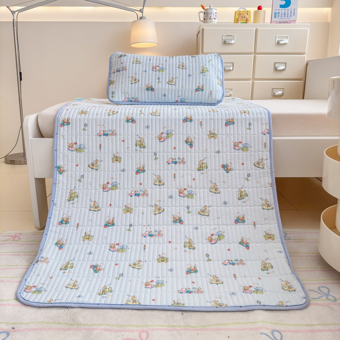 禧缘家纺（原梦想家） 2026新款全棉夹棉婴童床盖 奇妙之旅--绑带款