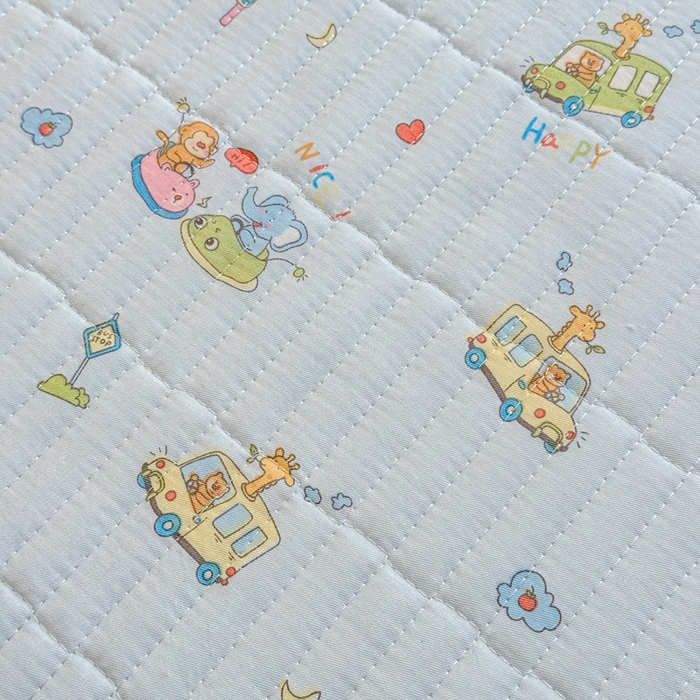 91家纺网 家纺一手货源 找家纺 禧缘家纺（原梦想家） 2026新款全棉夹棉婴童床盖 奇妙之旅--绑带款