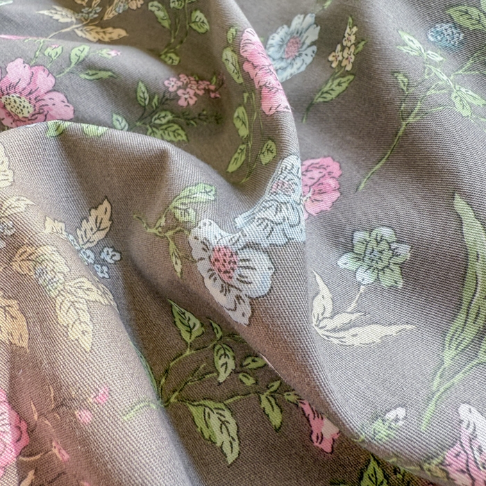 91家纺网 家纺一手货源 找家纺 宅家居 2026爆款田园风甜美小清新喷气印花纯棉四件套韩式圈圈花边40支全棉三件套 春色