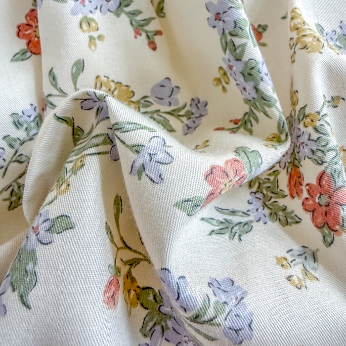 91家纺网 家纺一手货源 找家纺 宅家居 2026爆款田园风甜美小清新喷气印花纯棉四件套韩式圈圈花边40支全棉三件套 粉黛