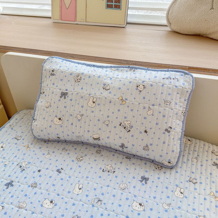 91家纺网 家纺一手货源 找家纺 禧缘家纺（原梦想家） 2026新款母婴级儿童全棉夹棉枕套 喵趣日记