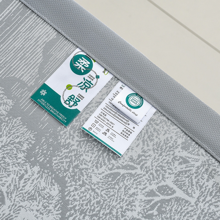 91家纺网 家纺一手货源 找家纺 （总）薇梦蚊帐 2026新款提花宽边冰丝凉感软席