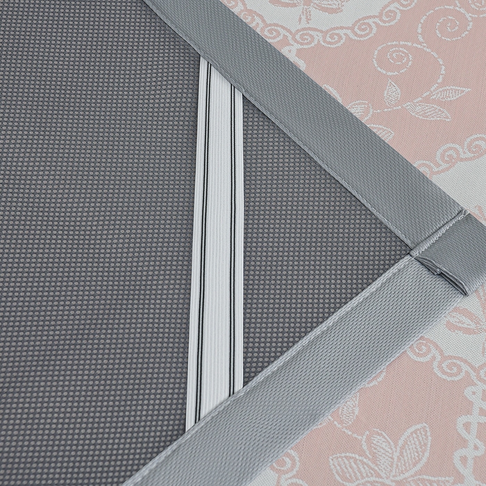 91家纺网 家纺一手货源 找家纺 薇梦蚊帐 2026新款提花宽边冰丝凉感软席 郁金香-粉