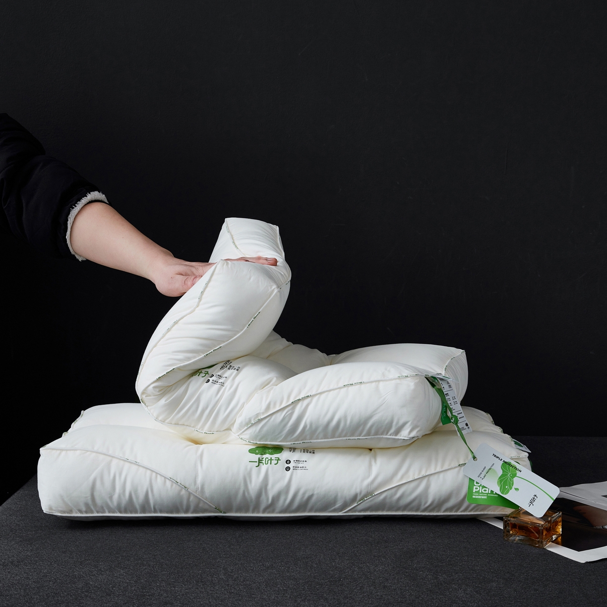 91家纺网 家纺一手货源 找家纺 （总）岚司羽 2026新款荷叶三防超柔枕枕头枕芯