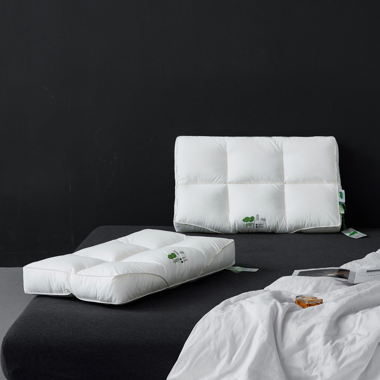 91家纺网 家纺一手货源 找家纺 （总）岚司羽 2026新款荷叶三防超柔枕枕头枕芯