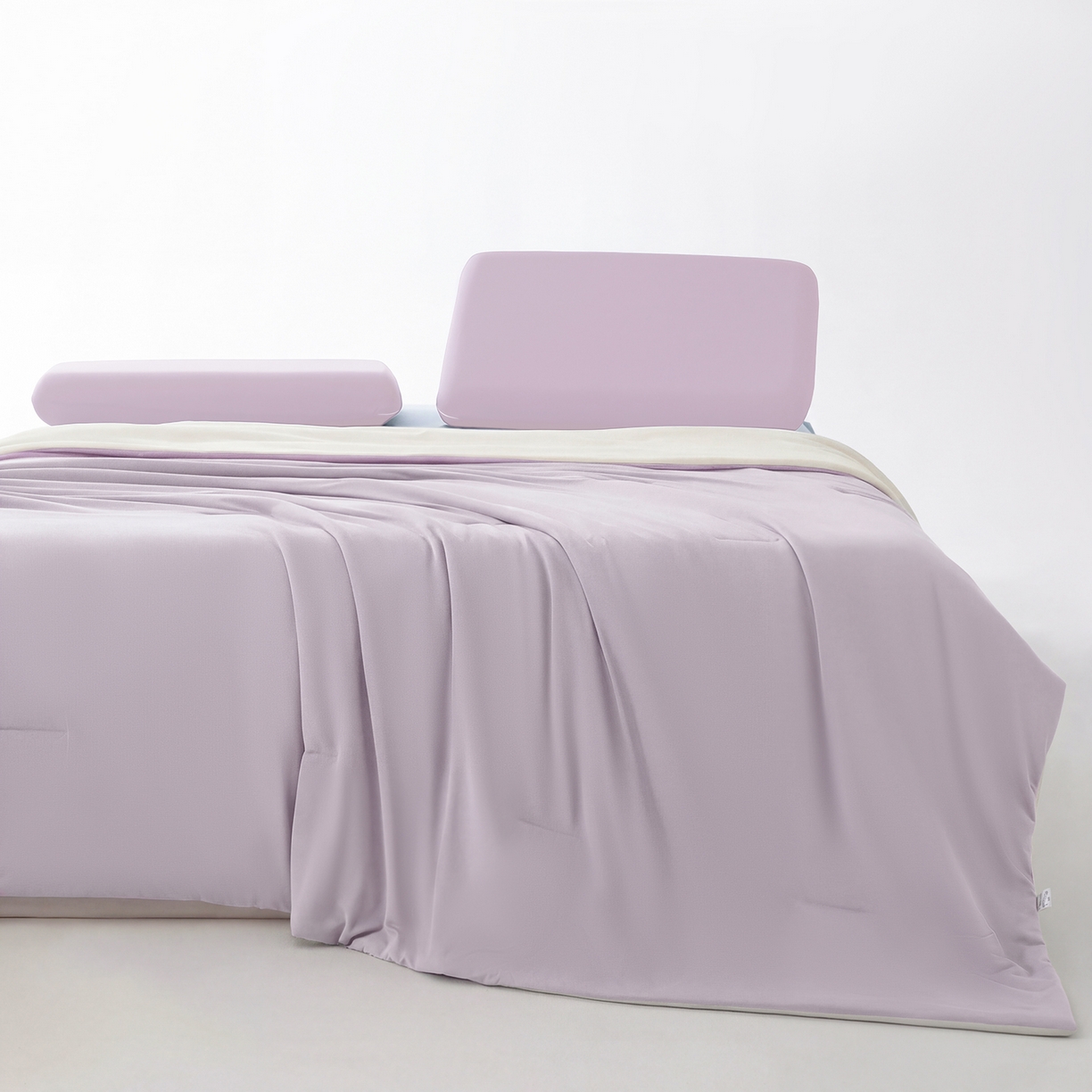 91家纺网 家纺一手货源 找家纺 恒科家纺 2026春夏新款某朵同款质量夏季双感深睡被夏被夏凉被pro3.0（含包装） 雾凇紫粉