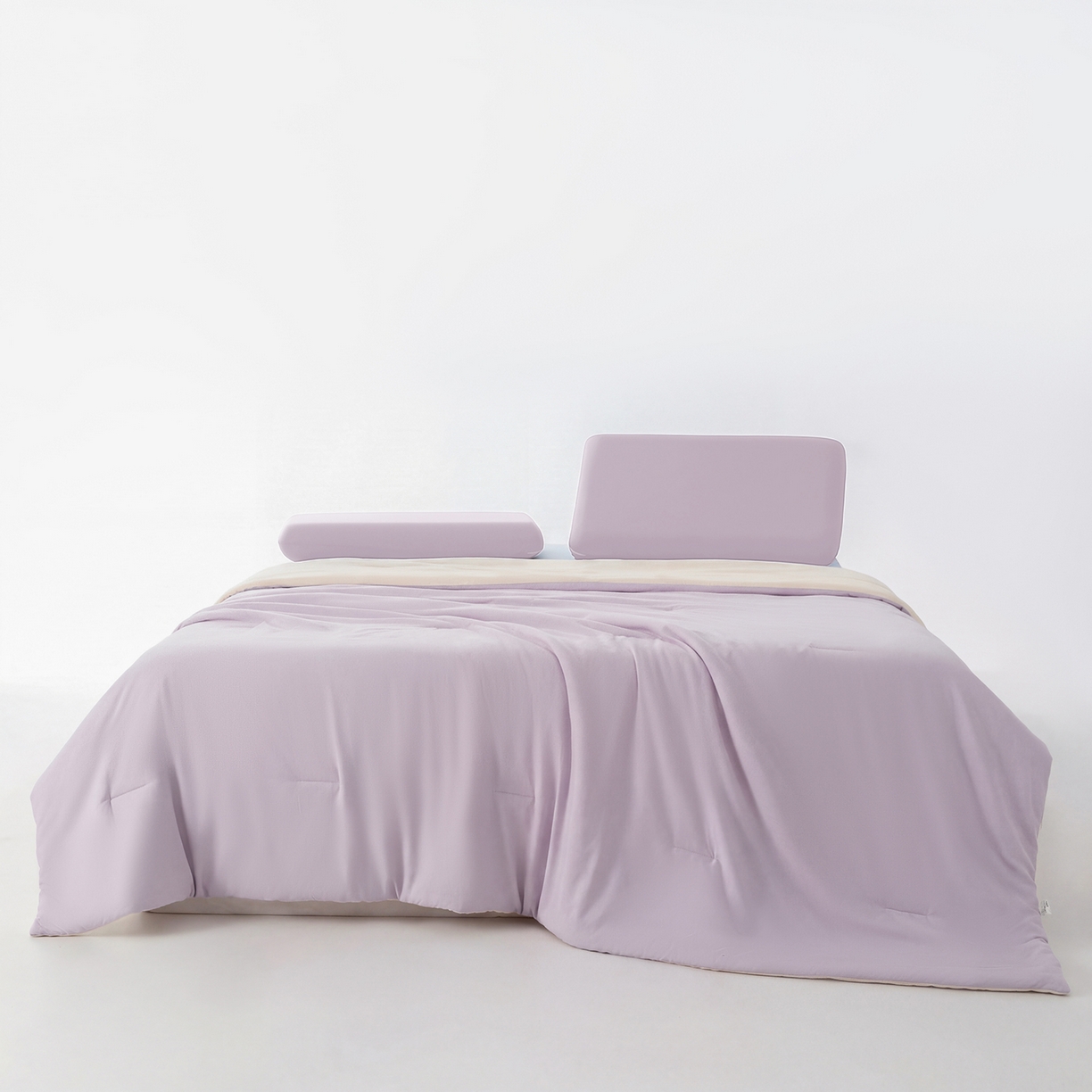 91家纺网 家纺一手货源 找家纺 恒科家纺 2026春夏新款某朵同款质量夏季双感深睡被夏被夏凉被pro3.0（含包装） 雾凇紫粉