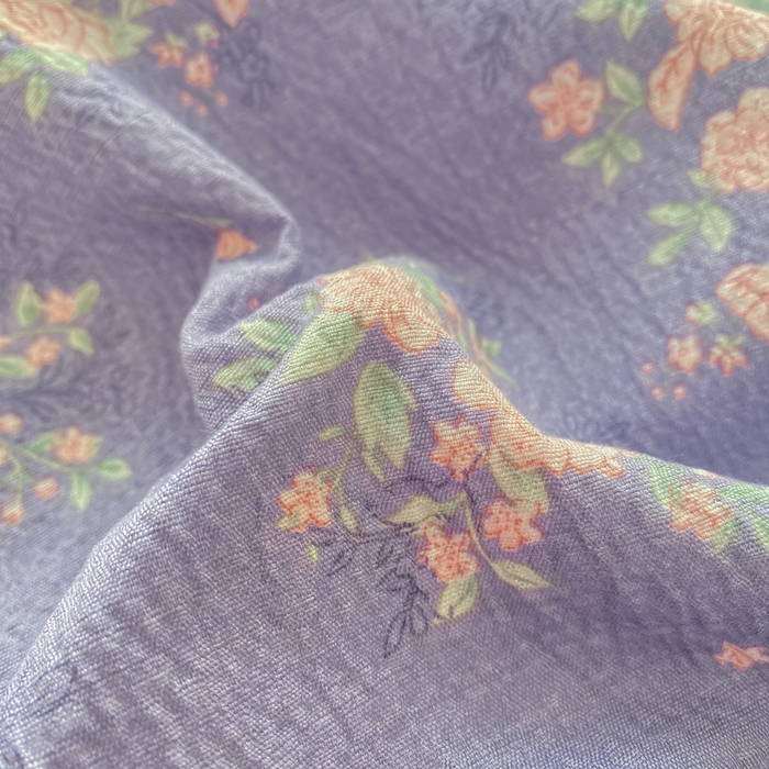 91家纺网 家纺一手货源 找家纺 晓时候 2026新款A类云感双层纱床单三件套单品单件床单 豆蔻