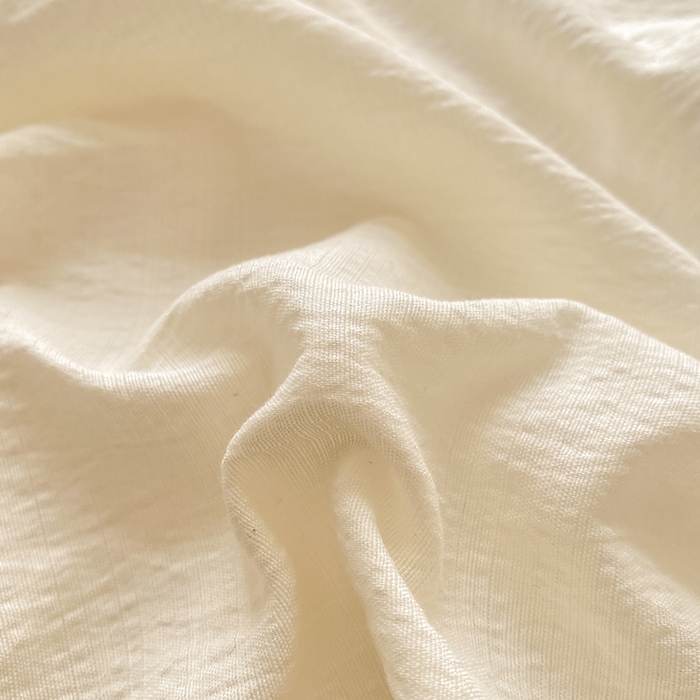 91家纺网 家纺一手货源 找家纺 晓时候 2026新款A类云感双层纱床单三件套单品单件床单 云朵白