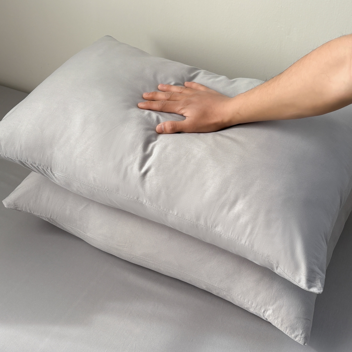 91家纺网 家纺一手货源 找家纺 （总）居眠 2026新款全棉纯棉单层米乐熊单枕套枕套单件