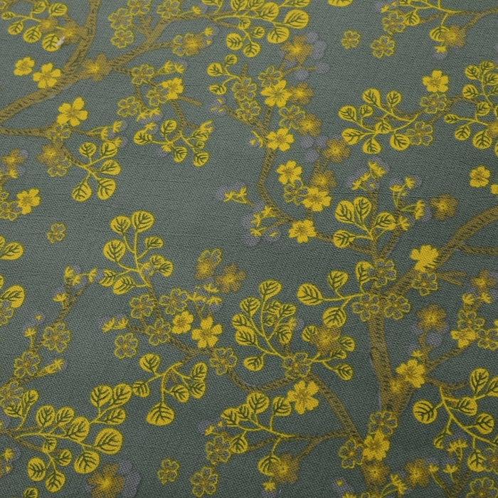 91家纺网 家纺一手货源 找家纺 恋之语 2026新款双层纱原麻复古风四件套 金枝绿叶