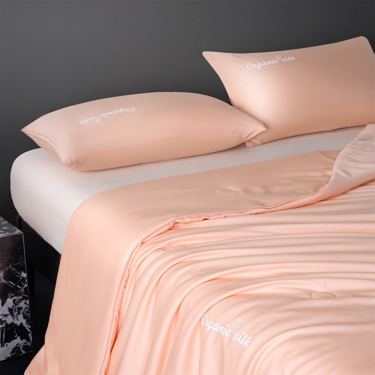 91家纺网 家纺一手货源 找家纺 （总）恬思语家纺 2026春夏新品纯色莱赛尔天丝蚕丝夏被夏凉被空调被