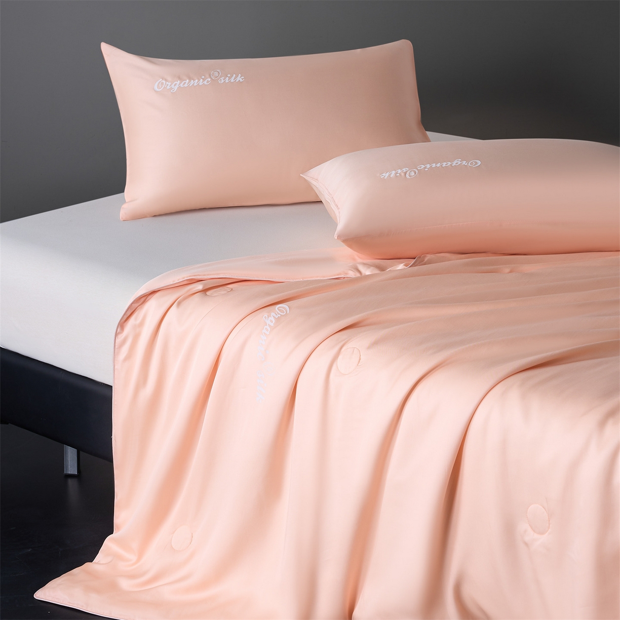 91家纺网 家纺一手货源 找家纺 （总）恬思语家纺 2026春夏新品纯色莱赛尔天丝蚕丝夏被夏凉被空调被