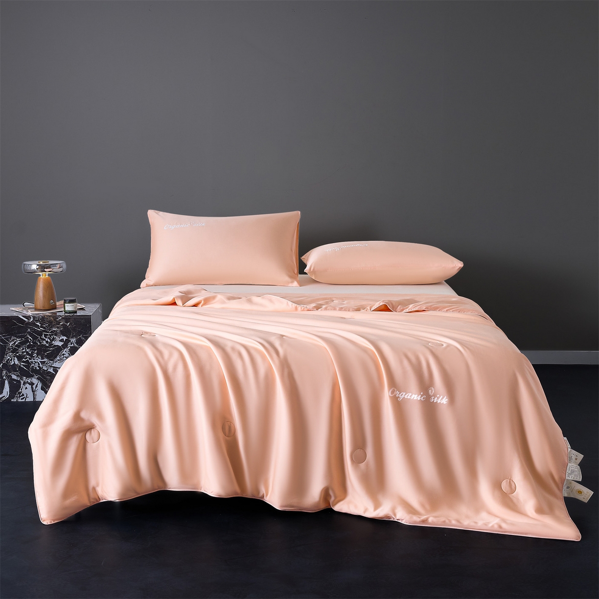 91家纺网 家纺一手货源 找家纺 （总）恬思语家纺 2026春夏新品纯色莱赛尔天丝蚕丝夏被夏凉被空调被