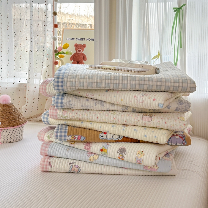 Sweet dreams甜梦 2026新款小清新卡通全棉纯棉印花床盖四件套 组合图仅做展示不可下单