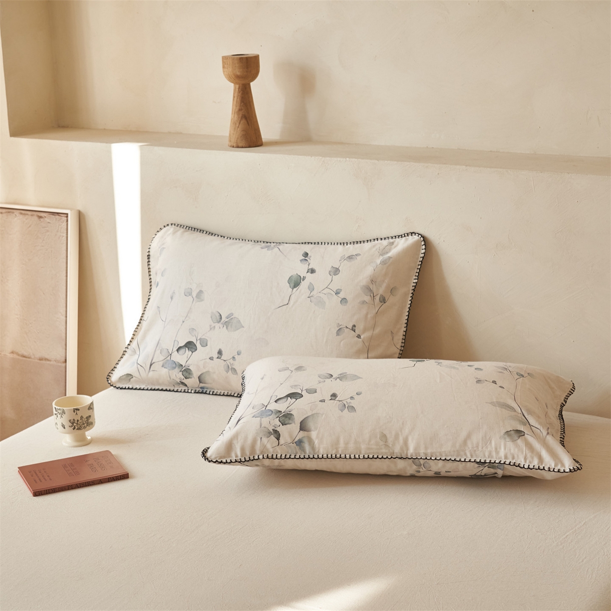 91家纺网 家纺一手货源 找家纺 恬思语家纺 2026春夏新款棉麻印花棉花夏被空调被夏凉被四件套花卉系列 墨芙