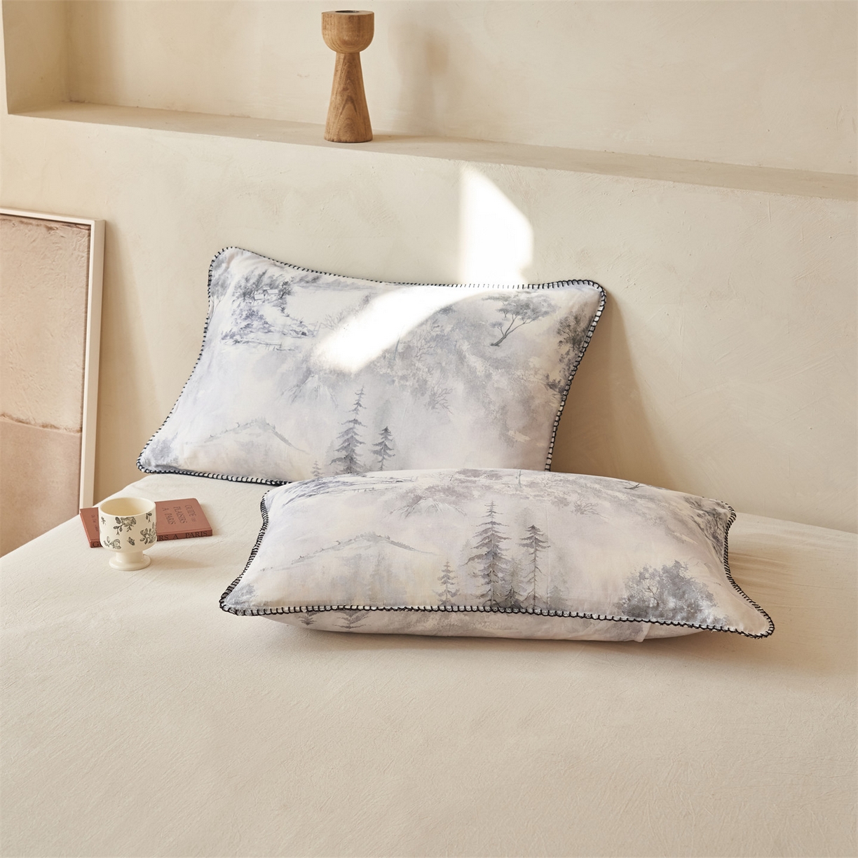 91家纺网 家纺一手货源 找家纺 恬思语家纺 2026春夏新款棉麻印花棉花夏被空调被夏凉被四件套花卉系列 湘南