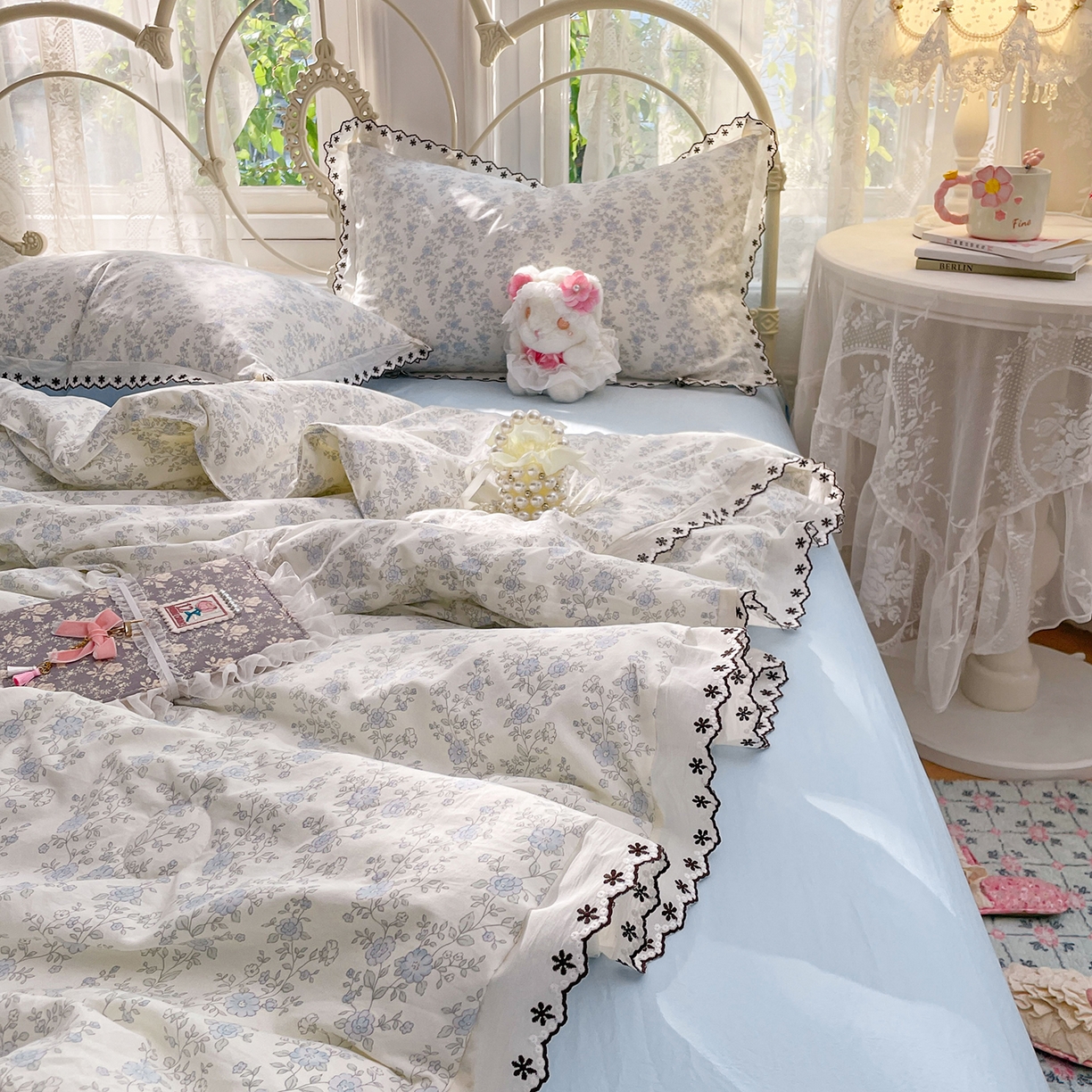 91家纺网 家纺一手货源 找家纺 （总）康纳利 2026新款全棉花边夏被古法水洗云感棉空调被夏被四件套