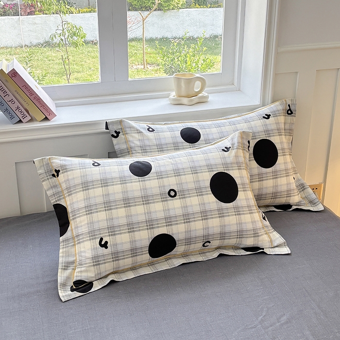 91家纺网 家纺一手货源 找家纺 宇彬家纺 2026新款13070A类全棉纯棉印花床单床款四件套和单被套-一字绣工艺款系列 一字绣 琉璃熊猫