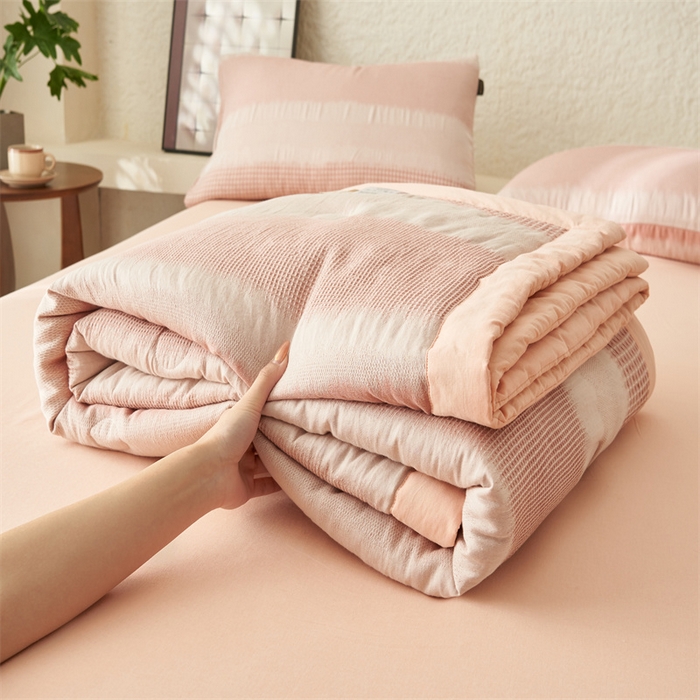 91家纺网 家纺一手货源 找家纺 （总）恬思语家纺 2026春夏新款A类全棉色织大提花棉花夏凉被空调被夏被