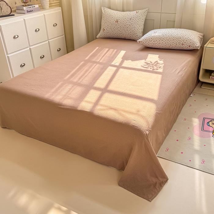 91家纺网 家纺一手货源 找家纺 家喜爱 2026年新款双层皱皱纱新疆棉花夏被夏凉被空调被【可开专票  普票】 樱桃碎碎念