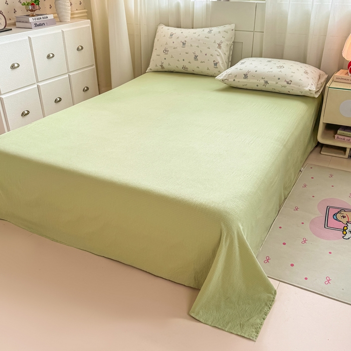 91家纺网 家纺一手货源 找家纺 家喜爱 2026年新款双层皱皱纱新疆棉花夏被夏凉被空调被【可开专票  普票】 绿野迷踪