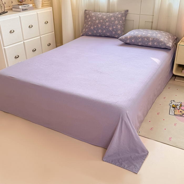 91家纺网 家纺一手货源 找家纺 家喜爱 2026年新款双层皱皱纱新疆棉花夏被夏凉被空调被【可开专票  普票】 墨夏凉花