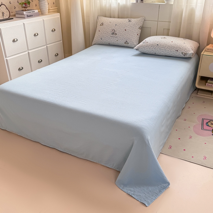 91家纺网 家纺一手货源 找家纺 家喜爱 2026年新款双层皱皱纱新疆棉花夏被夏凉被空调被【可开专票  普票】 璀璨小狗