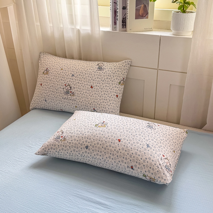 91家纺网 家纺一手货源 找家纺 家喜爱 2026年新款双层皱皱纱新疆棉花夏被夏凉被空调被【可开专票  普票】 璀璨小狗