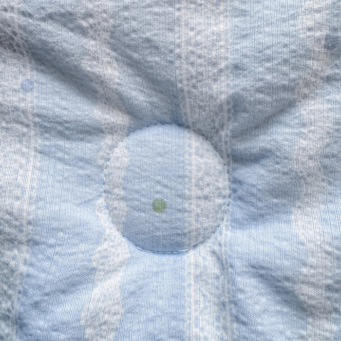 91家纺网 家纺一手货源 找家纺 家喜爱 2026年新款双层皱皱纱新疆棉花夏被夏凉被空调被【可开专票  普票】 海盐蝴蝶结