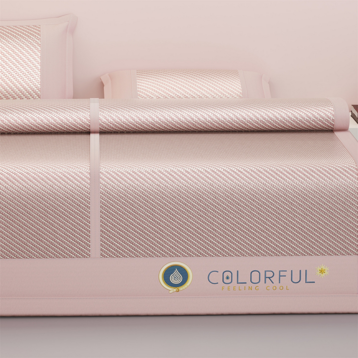 91家纺网 家纺一手货源 找家纺 （总）鑫姿席业 夏季高端凉席竹席2026新款pe藤席a类母婴级1.8m空调软席子可水洗-青岚织梦系列