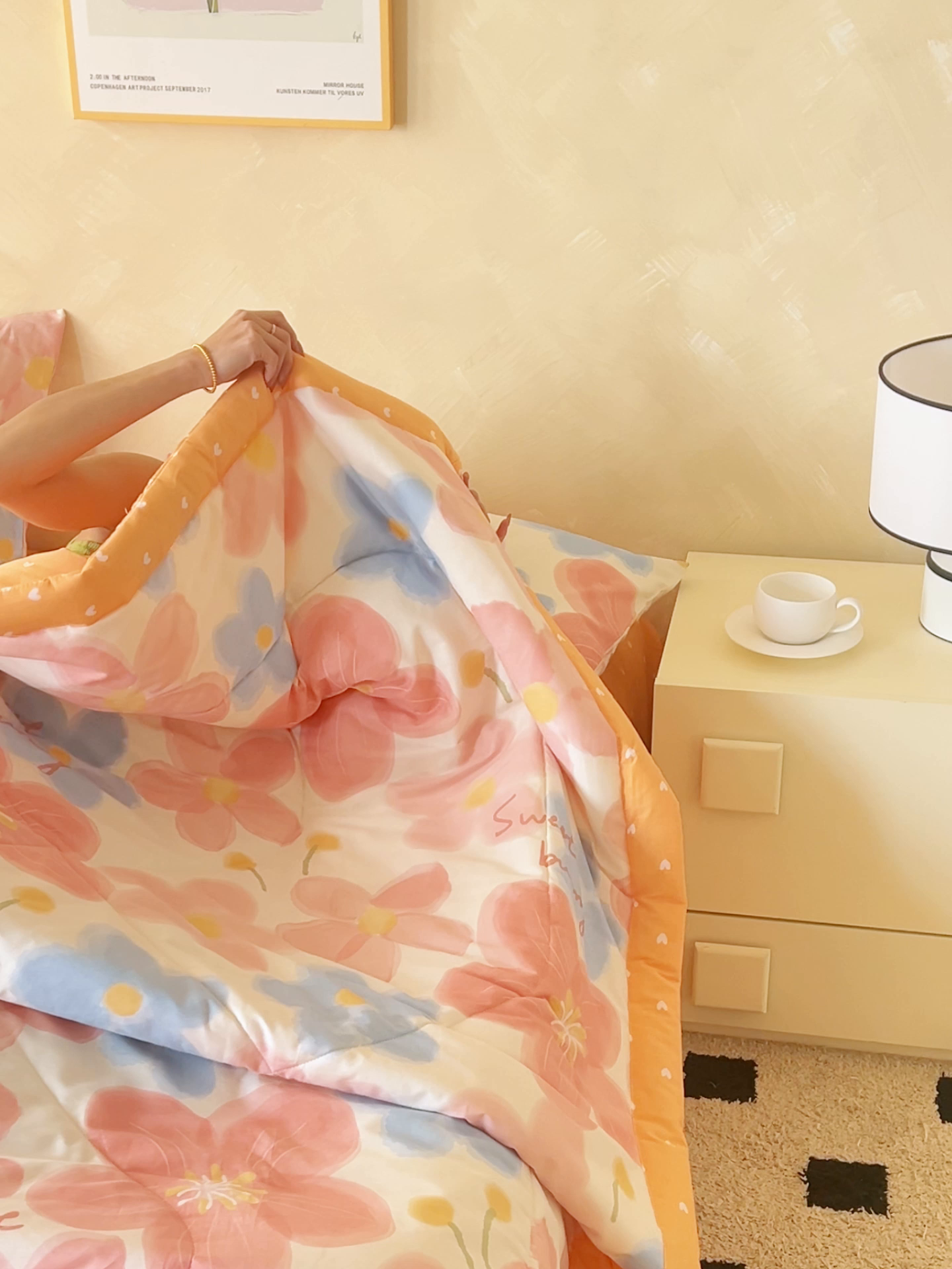 91家纺网 家纺一手货源 找家纺 （总）恬思语家纺 2026春夏新款里外全棉印花棉花夏被空调被夏凉被夏被四件套