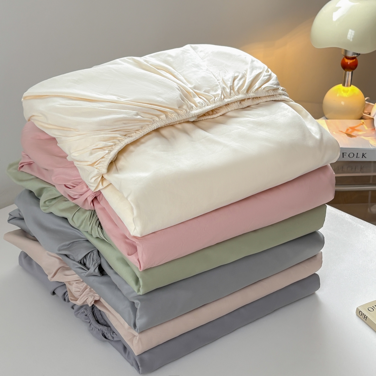 居眠 2026新款全棉单层米乐熊床笠 组合叠拍