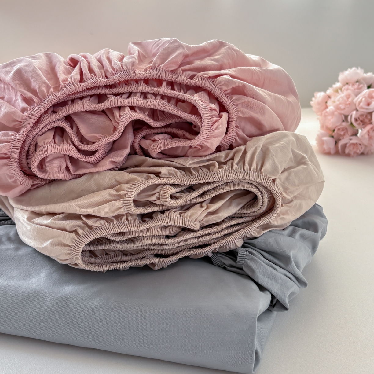 91家纺网 家纺一手货源 找家纺 居眠 2026新款全棉单层米乐熊床笠 组合叠拍