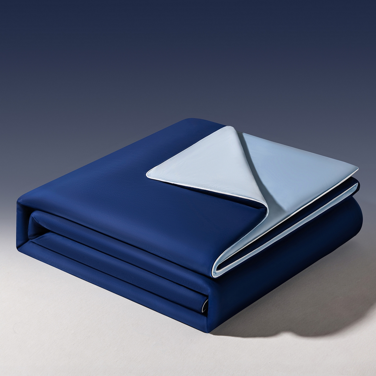 91家纺网 家纺一手货源 找家纺 斯尔顿 2026新款纯色凉感冰丝夏被夏凉被夏季深睡眠可水洗四周踩棉 不跑棉 深睡蓝